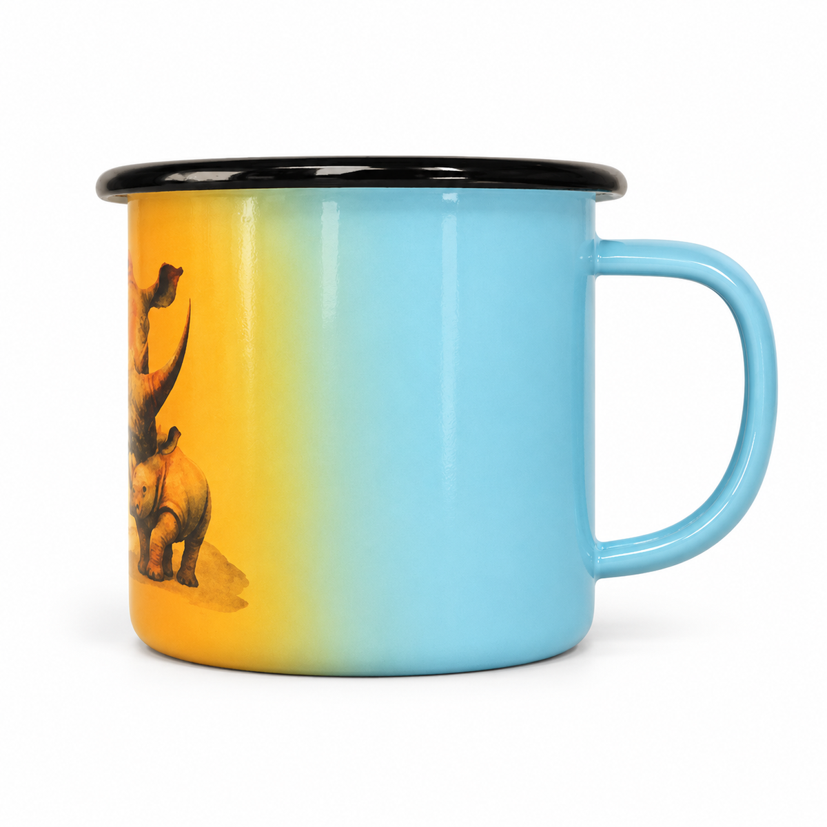 Watercolour Sunset Large Mug