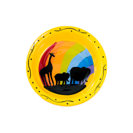 Rainbow Silhouette Plate