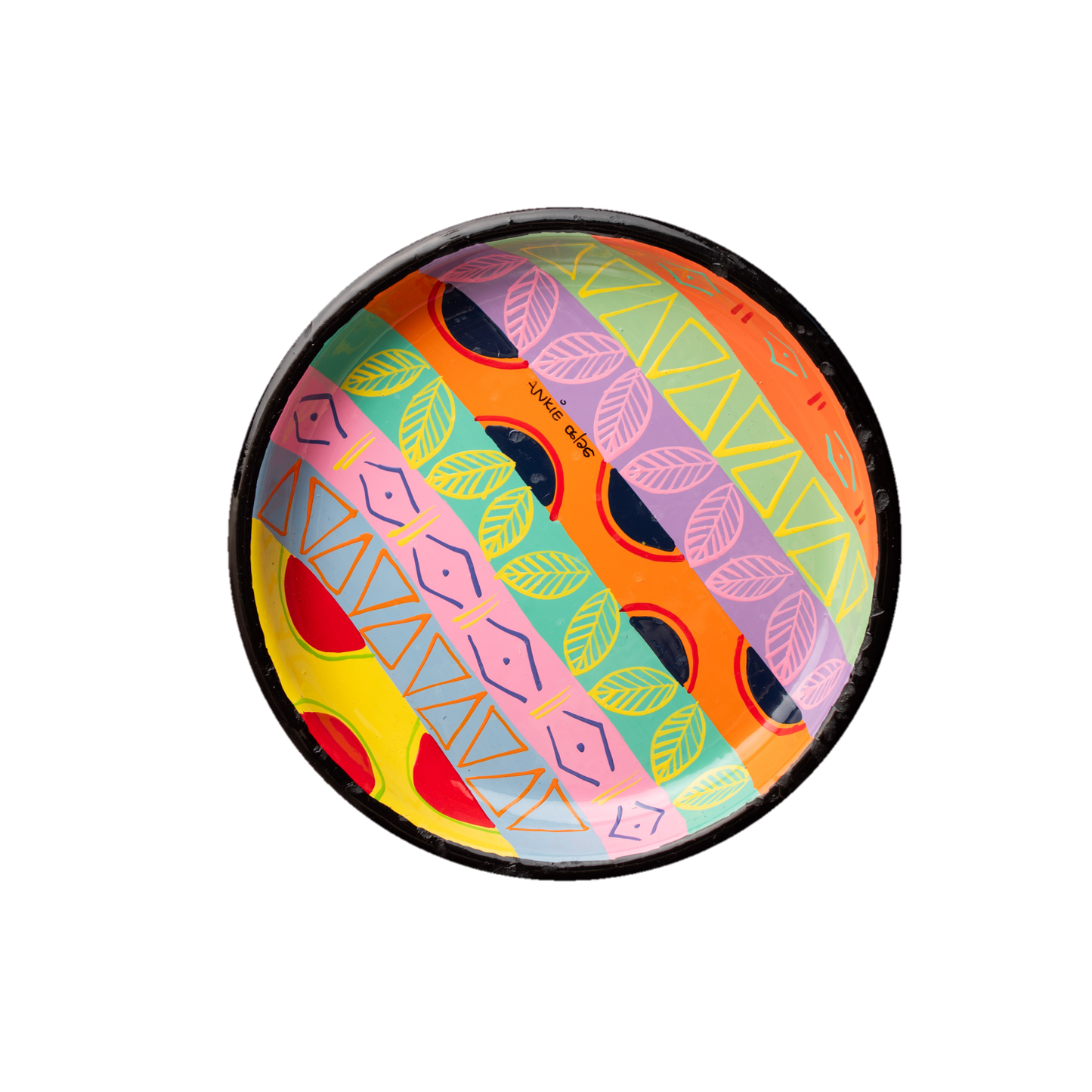 Chic Afrik Handpainted 14cm Tapas Plate